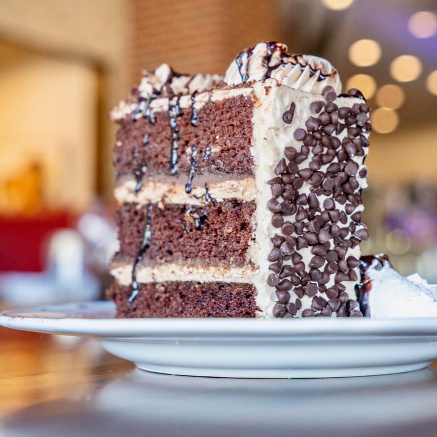 Triple Layer Chocolate Cake.